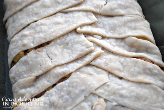 Braided Breakfast Bake - flaky crust