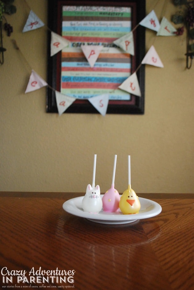 Easter Cake Pops - Happy Easter