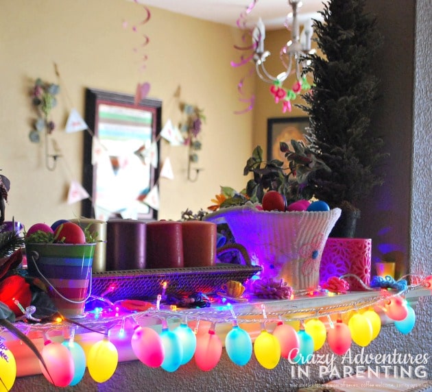 Easter decorations - string lights