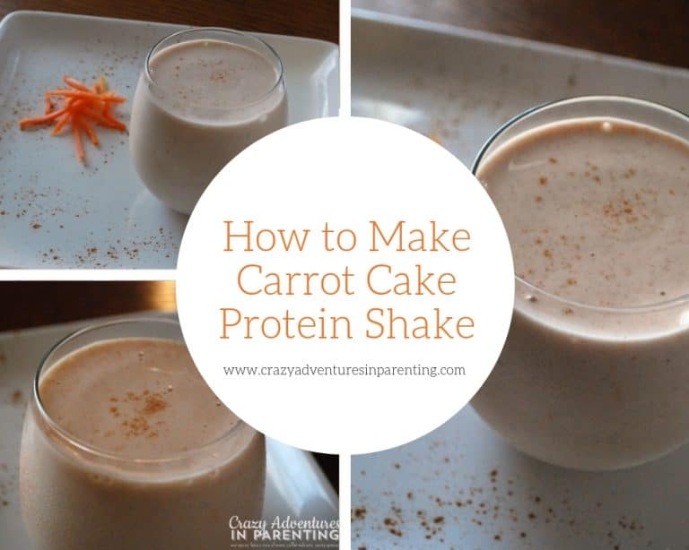 Carrot Cake Protein Shake Crazy Adventures in Parenting