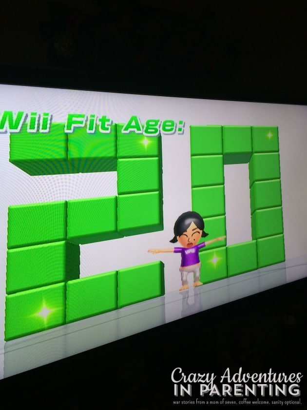 wii fit age 20