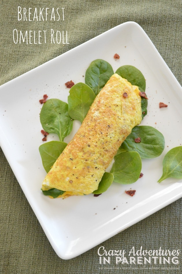 Breakfast Omelet Roll