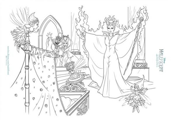 MALEFICENT Activity Sheets and Coloring Pages