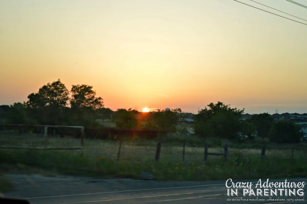 Texas sunset