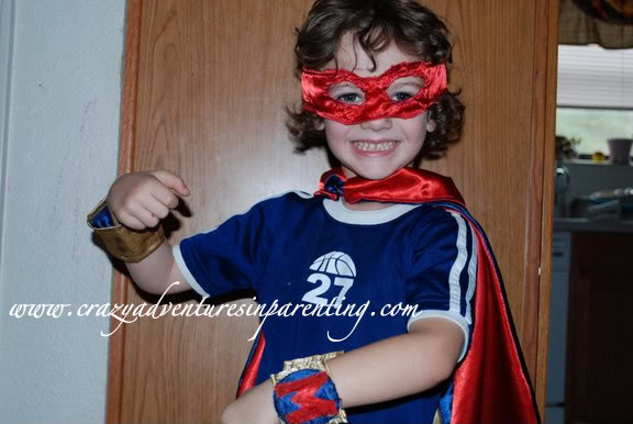 handmade superhero costume
