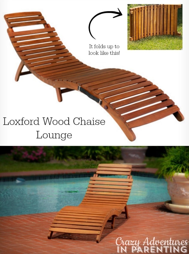 Loxford Wood Chaise Lounge