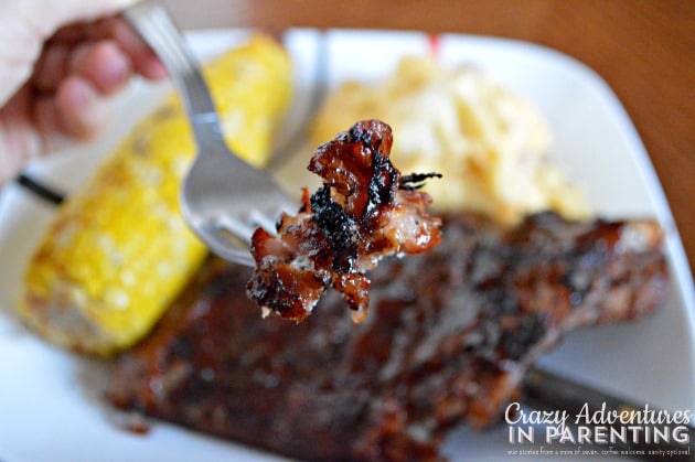 The Best Barbecue Ribs - take a bite