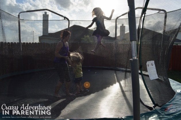 trampoline ballerina