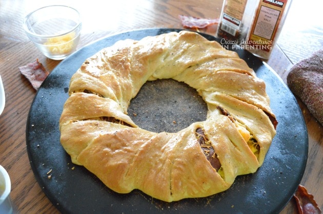 Personalized Egg and Cheese Crescent Ring - Jen Schmidt