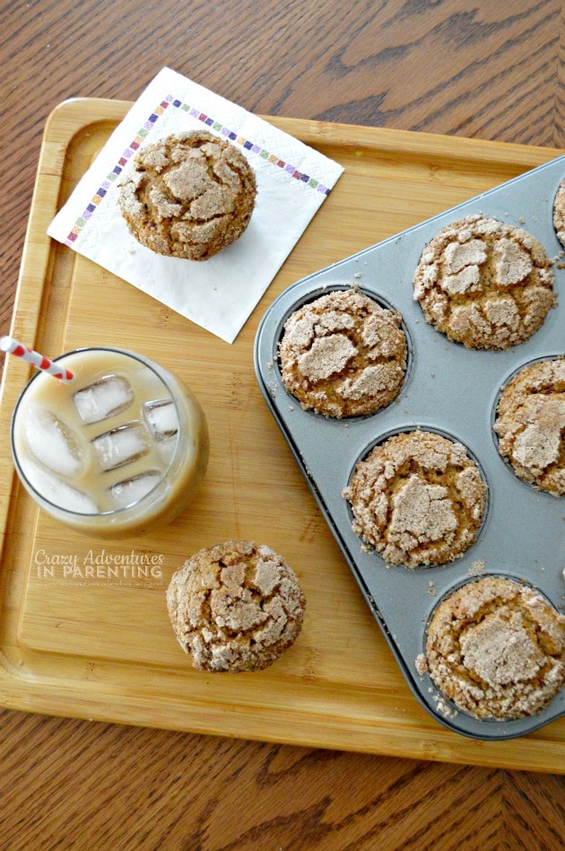 Caramel Macchiato Muffins ready to serve