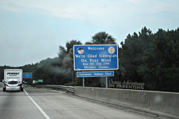 Georgia state sign