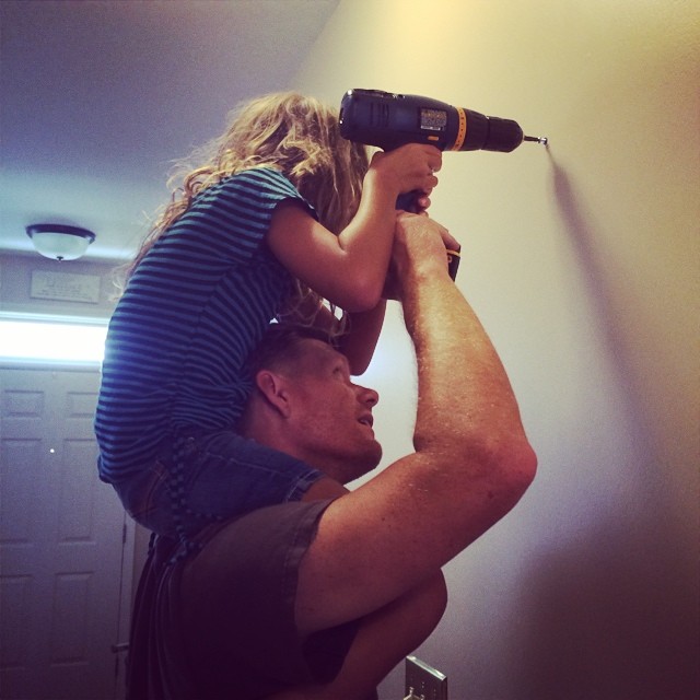 Helping Daddy