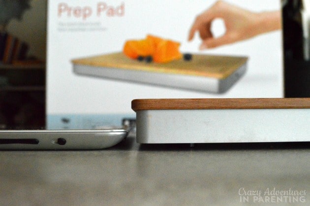 The Prep Pad's width