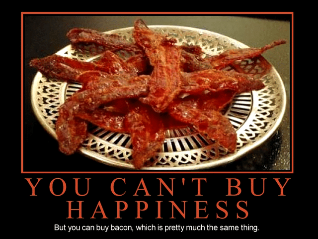bacon happiness