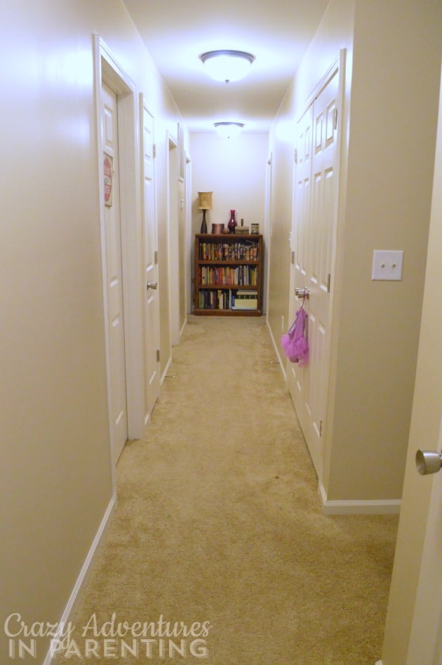 long ass upstairs hallway