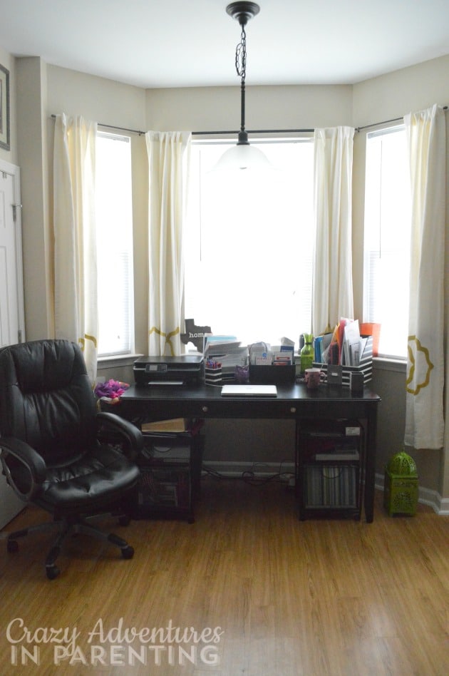 new desk area with new chair