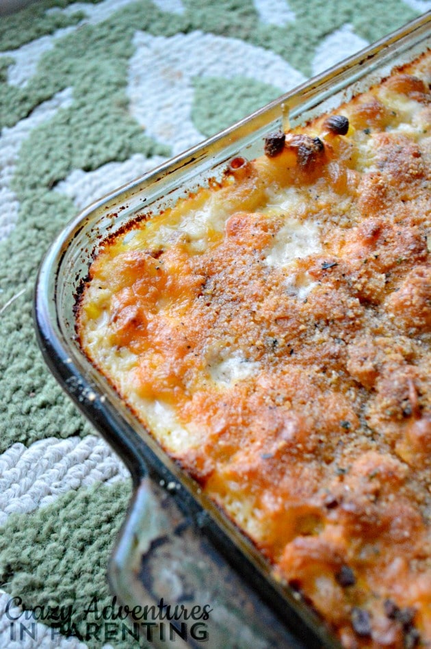 Crispy Baked Bacon Macaroni and Cheese