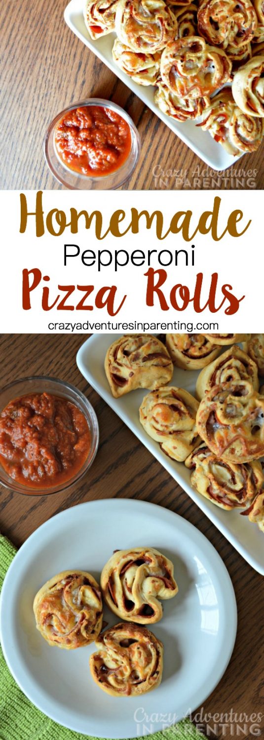 Homemade Pepperoni Pizza Rolls for School Lunches HillshireNaturals