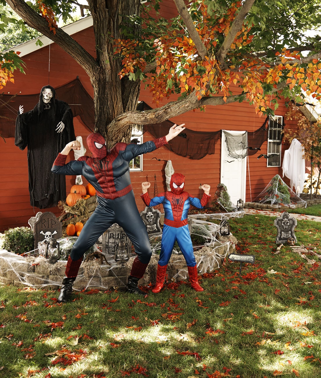 Spiderman dad and son costume