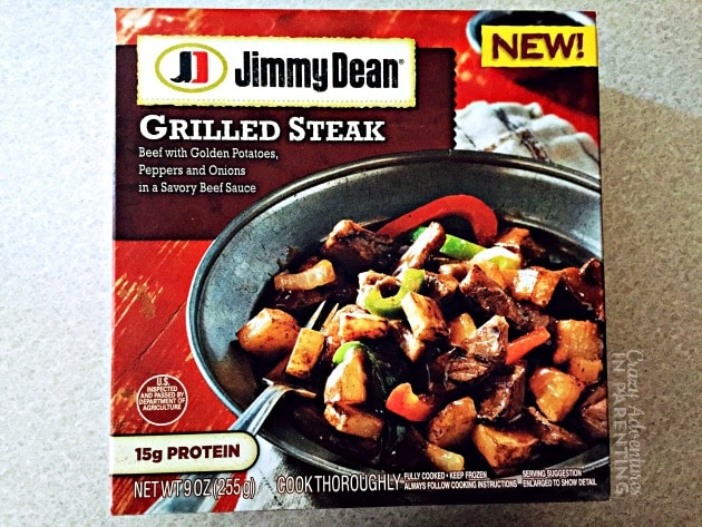Jimmy Dean grilled steak dinner