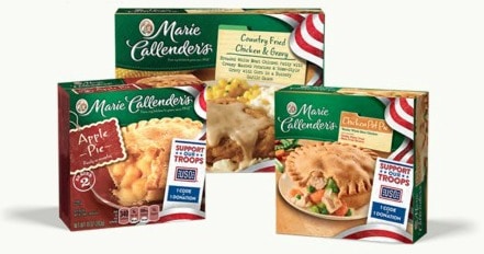 Marie Callender's Comforts of Home project packaging