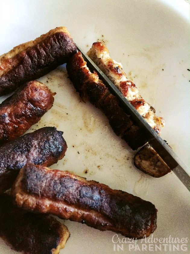 slice sausage links