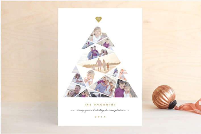 Complete Tree holiday photo cards