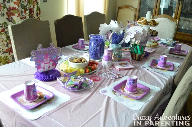 Disney Princess Toddler Playdate set-up