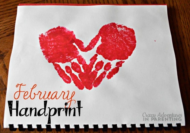 February Handprint