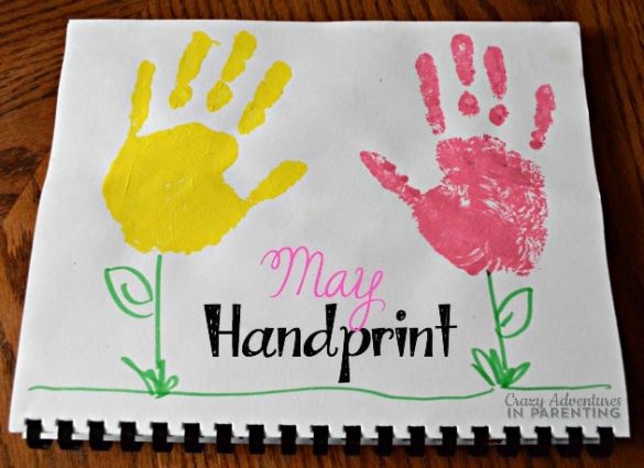 Handprint Calendar + 15 Homemade Gift Ideas Kids Can Make