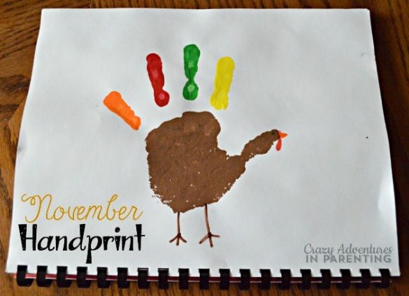 Handprint Calendar   15 Homemade Gift Ideas Kids Can Make