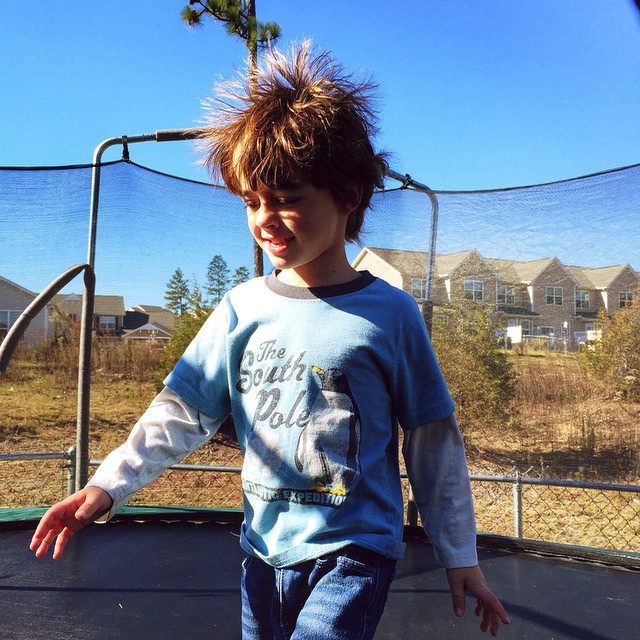 epic trampoline hair