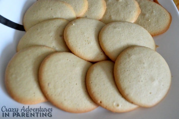 Cake Mix Cookies ready to frost