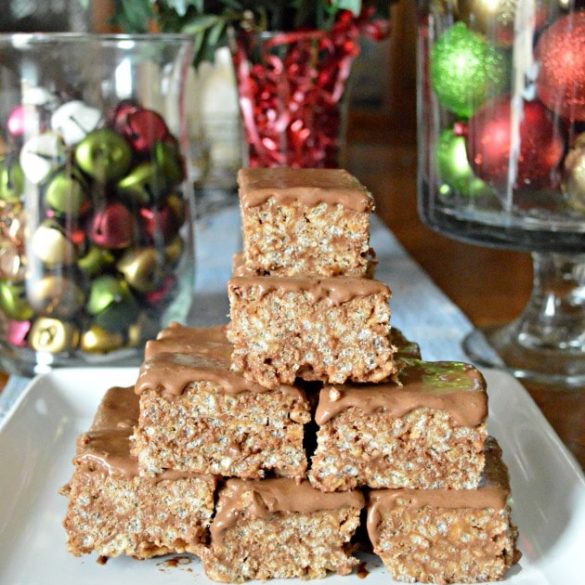 Gourmet Fudge Crispy Rice Treats - so good!