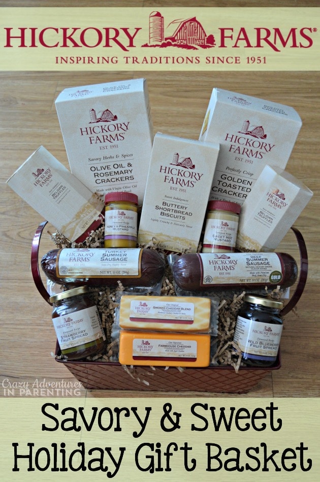 Hickory Farms Savory and Sweet Holiday Gift Basket