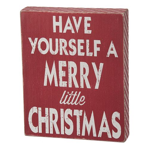 have yourself a merry little christmas sign