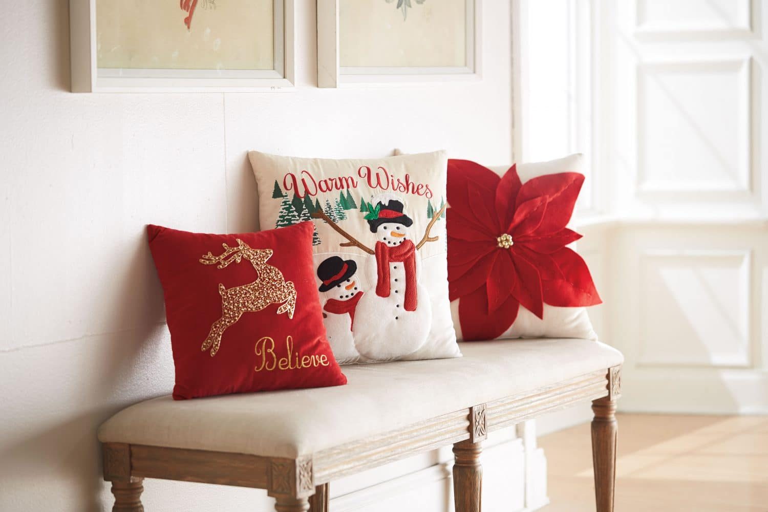 St. Nicholas Square® holiday throw pillows