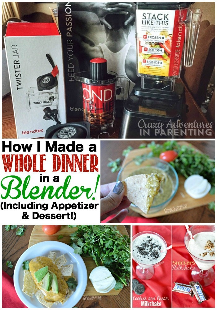 How I Made a Whole Dinner in a Blender (Including Appetizer and Dessert)