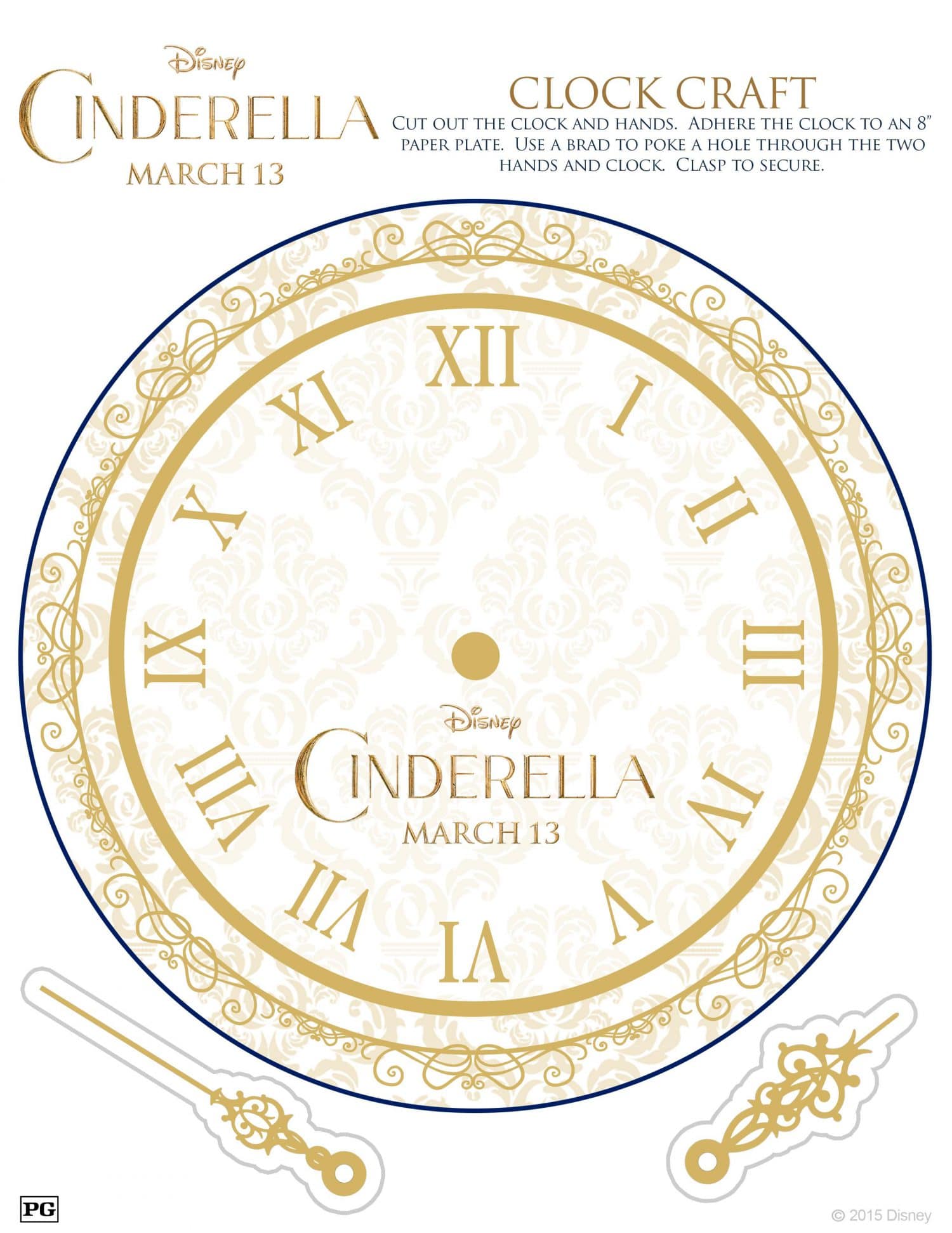 Cinderella clock craft