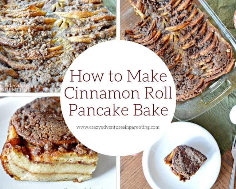 Cinnamon Roll Pancake Bake Crazy Adventures in Parenting