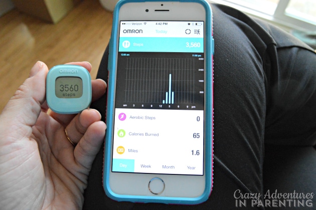 syncing the Omron Fitness Tracker