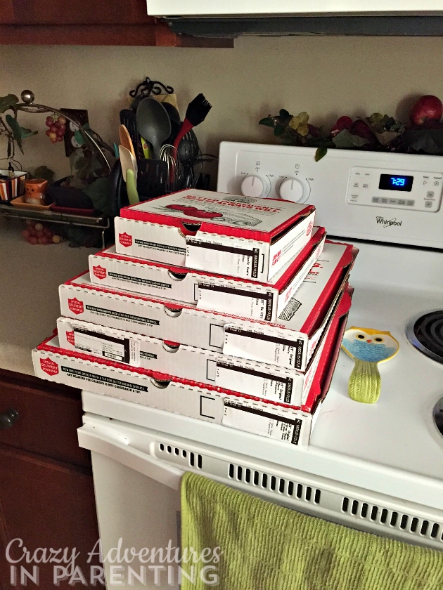 Huge Papa John's order