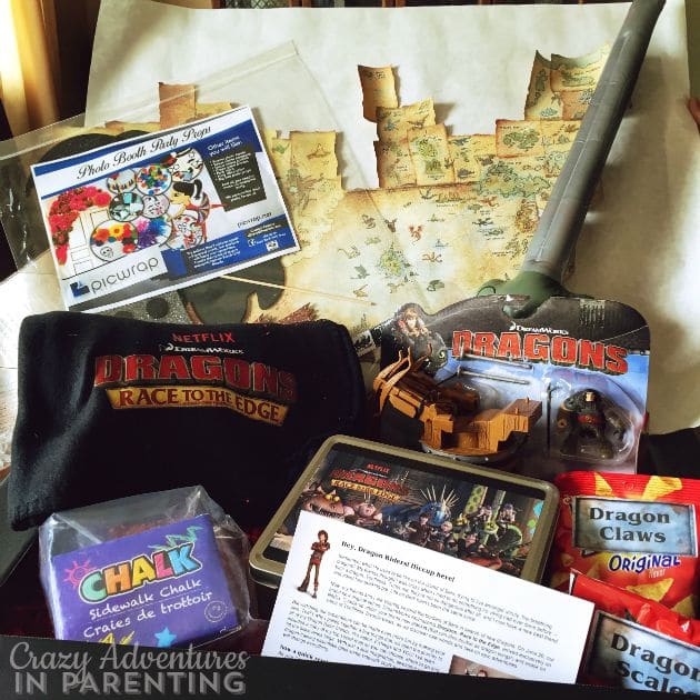 Dragons Race to the Edge goodie box