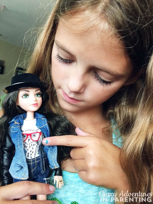 Project Mc² doll with a brainy owl shirt