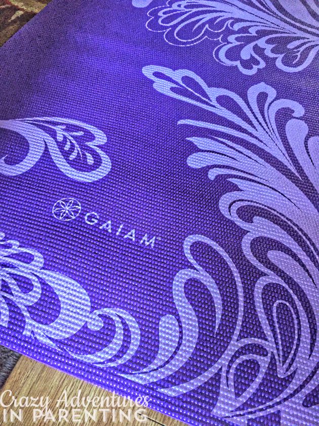 new Gaiam yoga mat