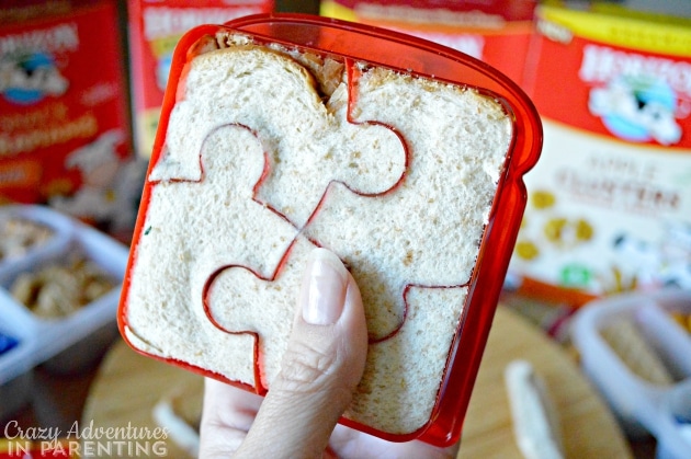 how to make shaped sandwiches