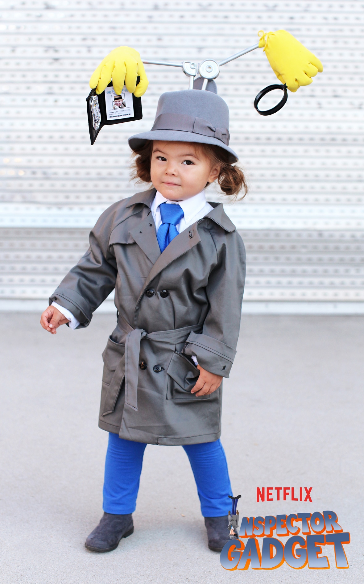Inspector Gadget costume on Willow