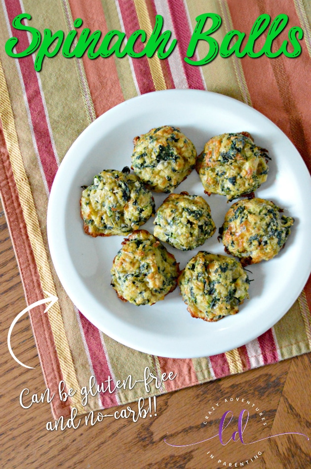 Spinach Balls Recipe - Can Be Gluten-Free and No-Carb