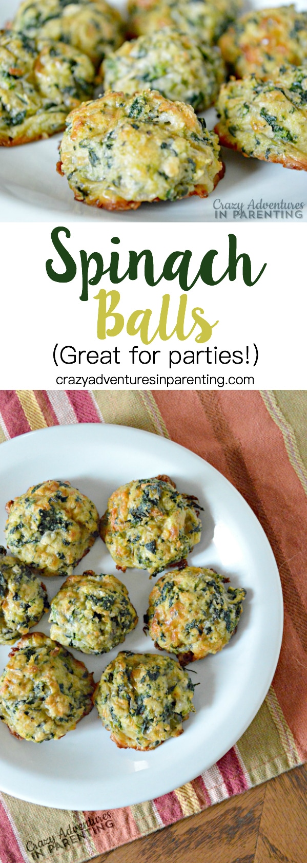 Spinach Balls recipe - great for parties and entertaining!