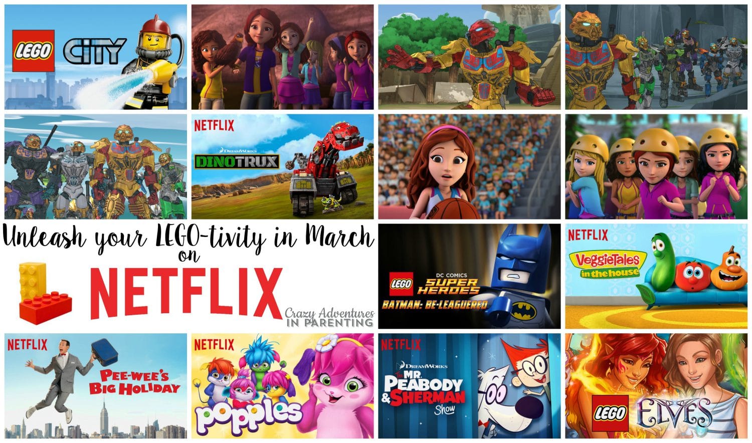 LEGO programming and more on Netflix in March
